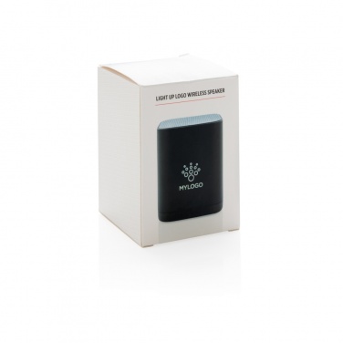 Logotrade promotional item image of: Light up logo wireless speaker