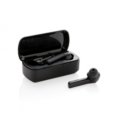 Logo trade promotional gifts picture of: Free Flow TWS earbuds in charging case