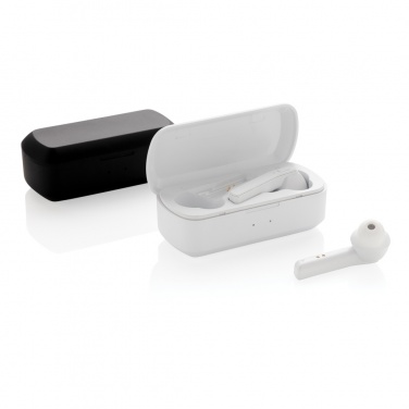 Logo trade promotional merchandise photo of: Free Flow TWS earbuds in charging case