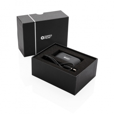 Logo trade corporate gifts image of: Swiss peak TWS earbuds