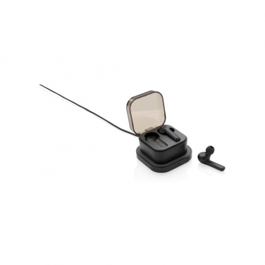 Logotrade business gifts photo of: TWS earbuds in wireless charging case