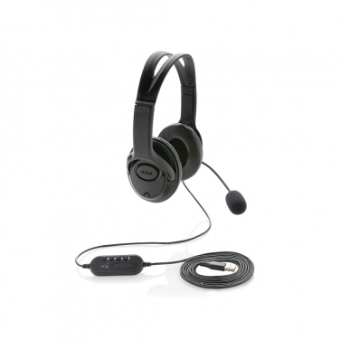 Logo trade promotional product photo of: Over ear wired work headset