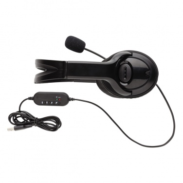 Logotrade corporate gift image of: Over ear wired work headset