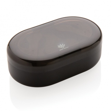 Logo trade business gift photo of: Light up logo TWS earbuds in charging case
