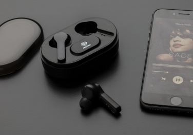 Logotrade corporate gifts photo of: Light up logo TWS earbuds in charging case