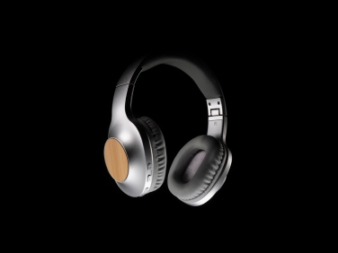Logo trade promotional merchandise photo of: Dakota Bamboo wireless headphone