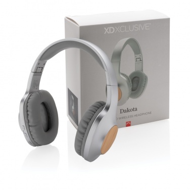 Logotrade promotional giveaways photo of: Dakota Bamboo wireless headphone
