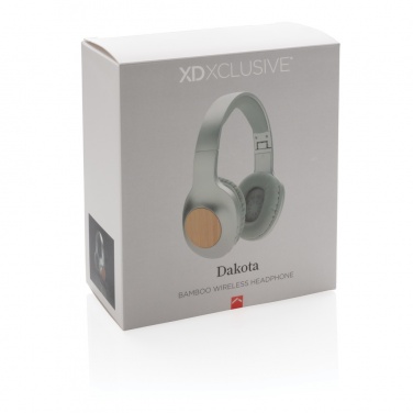 Logotrade advertising products photo of: Dakota Bamboo wireless headphone