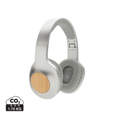 Logotrade promotional merchandise image of: Dakota Bamboo wireless headphone