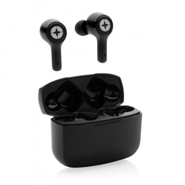 Logotrade promotional giveaway image of: Swiss Peak ANC TWS earbuds