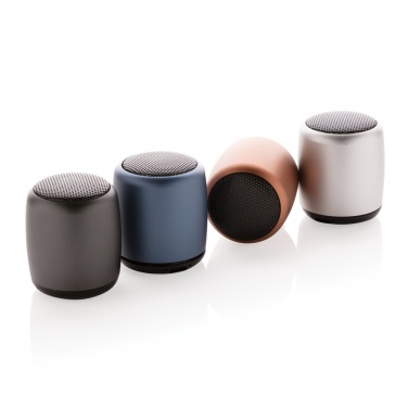 Logo trade promotional items picture of: Mini aluminium wireless speaker