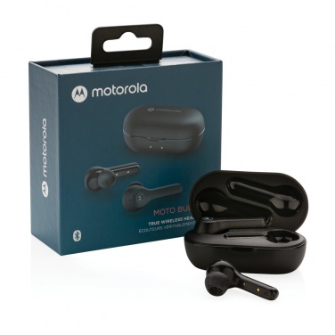 Logotrade promotional products photo of: Motorola IPX5 TWS MOTO buds 85