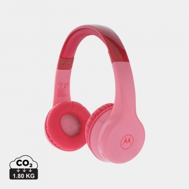 Logo trade promotional giveaways image of: Motorola JR 300 kids wireless safety headphone