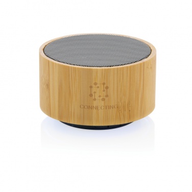 Logotrade advertising products photo of: RCS recycled plastic and bamboo 3W wireless speaker