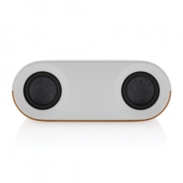 Logo trade promotional items image of: Oregon RCS recycled plastic and cork 10W speaker