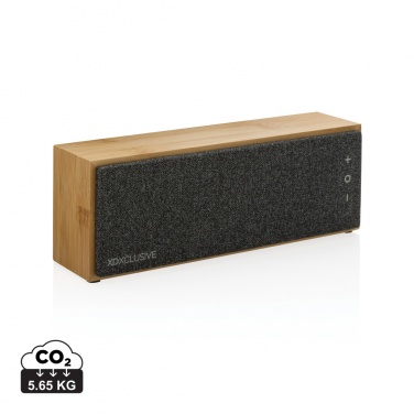 Logotrade promotional gift picture of: Wynn 10W bamboo wireless speaker