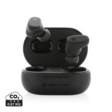 Logo trade advertising product photo of: Urban Vitamin Gilroy hybrid ANC and ENC earbuds