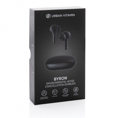 Logo trade promotional merchandise image of: Urban Vitamin Byron ENC earbuds