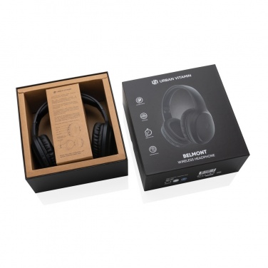 Logo trade business gifts image of: Urban Vitamin Belmont wireless headphone