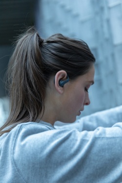 Logo trade promotional products picture of: Urban Vitamin Pacifica RCS rplastic earbuds