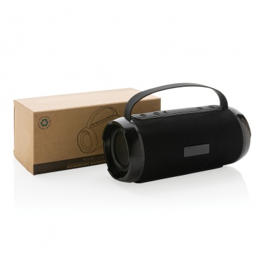 Logo trade promotional gifts image of: RCS recycled plastic Soundboom waterproof 6W speaker