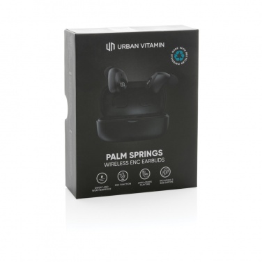 Logotrade promotional giveaways photo of: Urban Vitamin Palm Springs RCS rplastic ENC earbuds