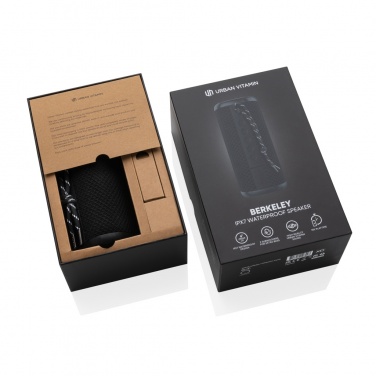 Logo trade promotional products image of: Urban Vitamin Berkeley IPX7 waterproof 10W speaker
