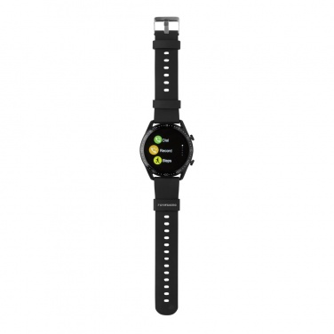 Logo trade business gift photo of: RCS recycled TPU Fit Watch round
