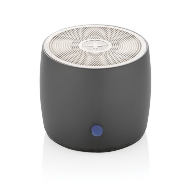 Logotrade promotional gift picture of: Swiss Peak RCS recycled aluminum 3W bass speaker