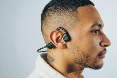 Logo trade promotional merchandise image of: Urban Vitamin Glendale RCS rplastic air conductive headphone