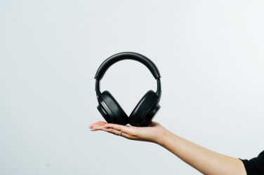 Logo trade promotional merchandise photo of: Irvine RCS recycled and repairable ANC wireless headphone