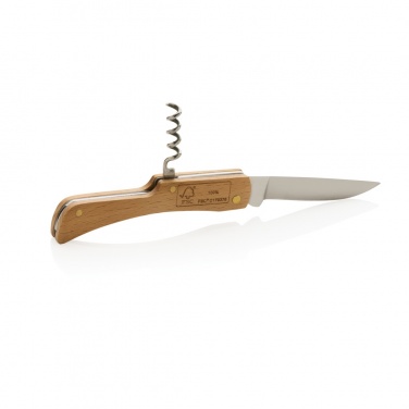 Logotrade promotional merchandise photo of: Wooden knife with bottle opener