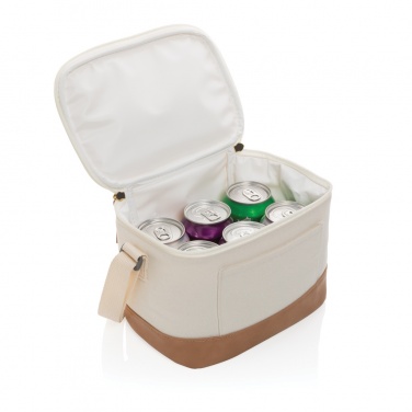 Logotrade promotional merchandise picture of: Impact AWARE™ 16 oz. rcanvas six can cooler bag