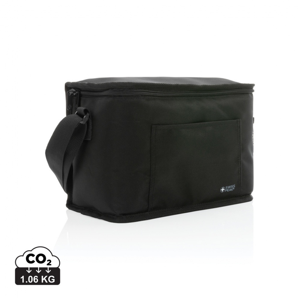 Logotrade promotional item picture of: Swiss Peak AWARE™ 1200D deluxe 8 can cooler bag