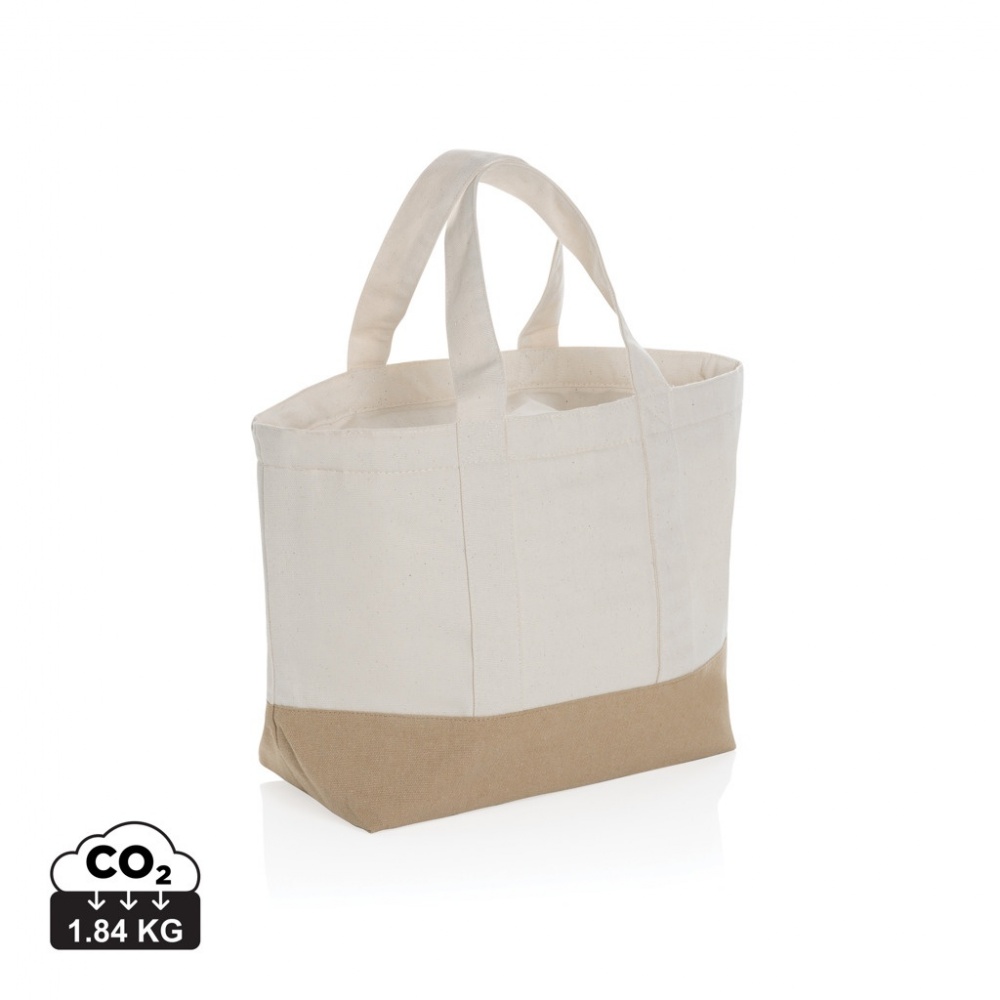 Logotrade promotional merchandise image of: Impact Aware™ 285 gsm rcanvas cooler bag undyed