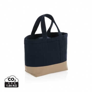 Logo trade business gifts image of: Impact Aware™ 285 gsm rcanvas cooler bag undyed