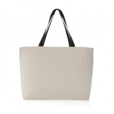 Logo trade promotional items image of: Impact Aware™ 285 gsm rcanvas large cooler tote undyed