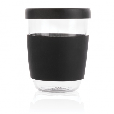Logo trade advertising product photo of: Ukiyo borosilicate glass with silicone lid and sleeve