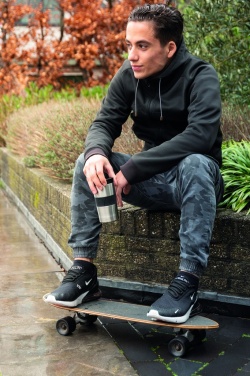 Logo trade promotional products image of: Dishwasher safe vacuum coffee mug