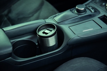 Logo trade promotional giveaways image of: Dishwasher safe vacuum coffee mug