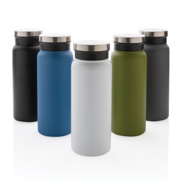 Logo trade business gifts image of: RCS Recycled stainless steel vacuum bottle 600ML