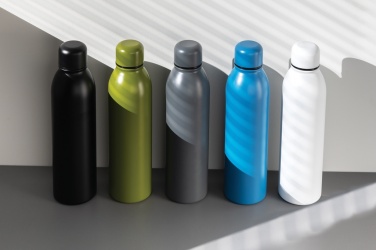 Logo trade promotional merchandise picture of: RCS Recycled stainless steel vacuum bottle 500ML