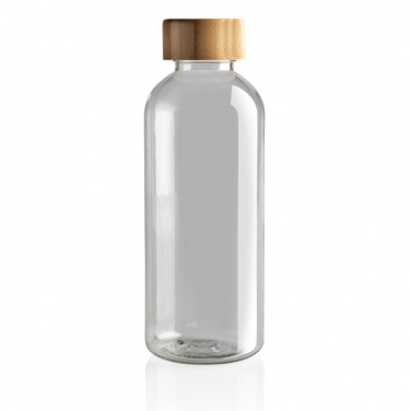 Logo trade promotional merchandise picture of: RCS RPET bottle with bamboo lid