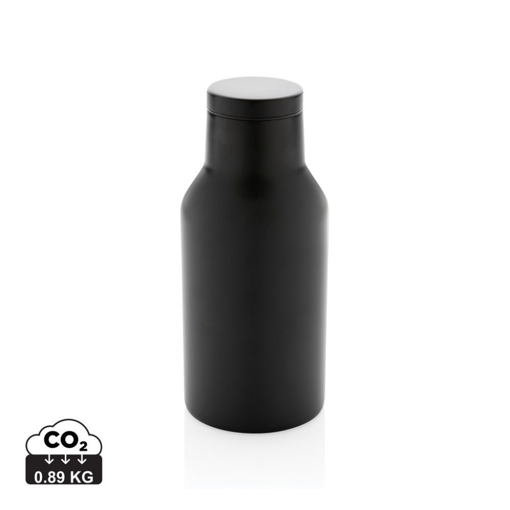 Logo trade promotional giveaways picture of: RCS Recycled stainless steel compact bottle