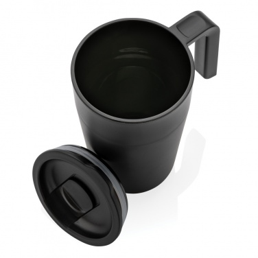 Logotrade promotional gift picture of: GRS Recycled PP and SS mug with handle