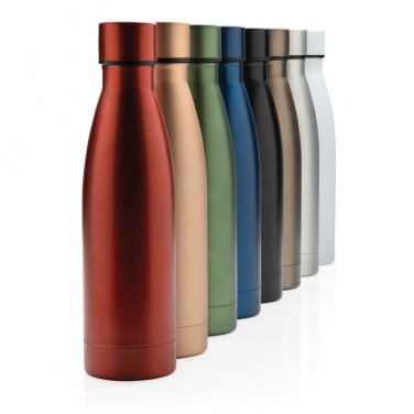 Logo trade promotional giveaways picture of: RCS Recycled stainless steel solid vacuum bottle