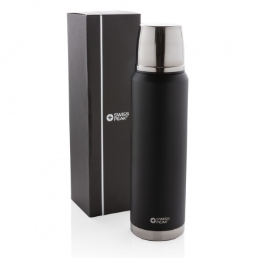 Logo trade promotional items image of: Swiss Peak Elite 1L copper vacuum flask