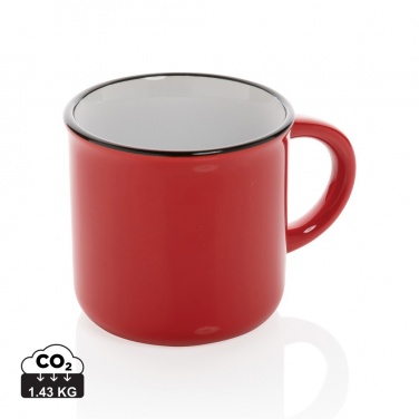 Logo trade business gifts image of: Vintage ceramic mug 280ml
