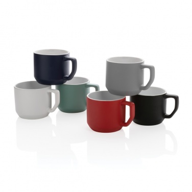 Logo trade promotional giveaway photo of: Ceramic modern mug 350ml