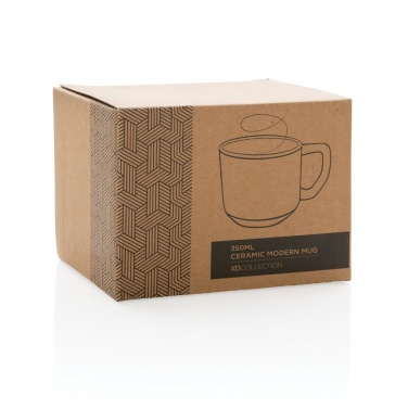 Logotrade promotional item image of: Ceramic modern mug 350ml